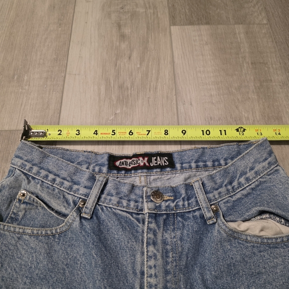 Vintage Anti Basic X Jeans Classic Blue Denim Jeans Sz 31 - Picture 6 of 16